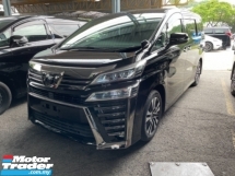 2018 TOYOTA VELLFIRE Unreg Toyota Vellfire ZG Facelift 7Seather 360View Cam Power Boot 3LED Light Push Start 7Speed 