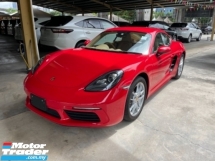 2018 PORSCHE 718 Unreg Porsche Cayman 718 2.0 Turbo Facelift Japan Spec Paddle Shift PDK 7Speed 