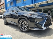 2019 LEXUS RX 300T F-Sport Unreg Panaromic Roof 360 Camera 18KKM