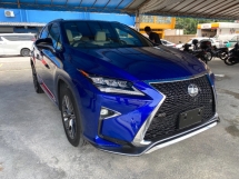2017 LEXUS RX200T F-Sport Unreg 3LED HUD P/Boot BSM WARANTI PERCUMA