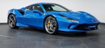 2020 FERRARI F8 TRIBUTO BLU CORSA WITH CUOIO INTERIOR