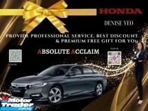 2023 HONDA ACCORD  Be A Proud Owner Of A Quality HONDA Car Get Great Cash Rebates Exclusive Free Gifts Up To RM8990 