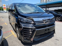 2020 Toyota Vellfire 2.5 S UNREG 7Seater 2P/Pintu P/Boot WARANTI PERCUMA