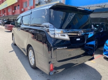 2020 Toyota Vellfire 2.5 S UNREG 7Seater 2P/Pintu P/Boot WARANTI PERCUMA