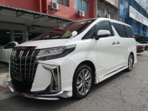 2021 TOYOTA ALPHARD 2.5 S TYPE GOLD Modelister Sunroof DIM Gred BSM 4.5 ((( PERCUMA 5 JAMINAN YRS )))