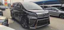 2018 TOYOTA VELLFIRE 2.5 ZG型号 (一个) 未注册, 长/英里 54K 公里, 5 年保修期