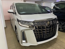 2021 TOYOTA ALPHARD 2.5 S Type Gold Nyahdaftar BSM DIM 3LED Power But