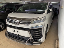 2019 TOYOTA VELLFIRE 2.5 ZG Modelista 套件天窗 3LED 电源引导未注册