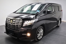 2017 TOYOTA ALPHARD 2.5 (A) TYPE GOLD EDITION 60K MILEAGE