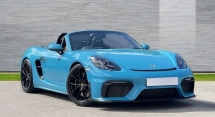 2020 PORSCHE 718 SPYDER 4.0 MANUAL MIAMI BLUE 
