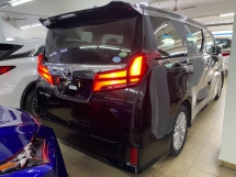 2018 TOYOTA ALPHARD 2.5 S Unreg Facelift 7Seater 2Power Doors P/Boot