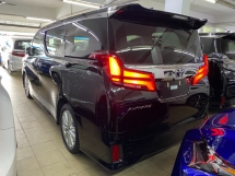 2018 TOYOTA ALPHARD 2.5 S Unreg Facelift 7Seater 2Power Doors P/Boot