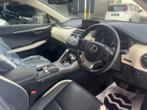 2018 LEXUS NX300 2.0 BLACK SEQUENCE /3 EYE LED /UNREG