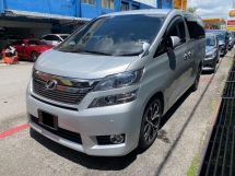 2013 Toyota Vellfire 2.4  FACELIFT REG 18 8Tempat Duduk Kulit 2P/Pintu