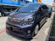 2013 TOYOTA VELLFIRE 2.4 Z FACELIFT 7Seater 2Power Doors DVD Reg 2016