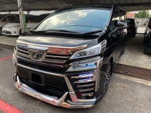 2018 Toyota Vellfire 2.5 FACELIFT REG 2020 Kerusi Juruterbang Kit Modelista 