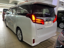 2021 TOYOTA ALPHARD 2.5 S UNREG 7Seater 2P/Door P/Boot Sunroof BSM DIM