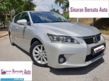 2012 LEXUS CT200H 1.8 HYBRID LUXURY (A) 1 OWNER SUPER WELL MAINTAIN 