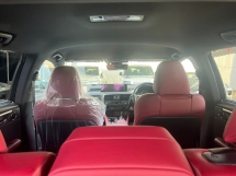 2018 LEXUS RX 300T 2.0 F SPORT /3 EYE LED /RED INTERIOR /UNREG