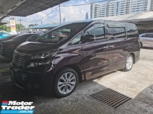 2009 TOYOTA VELLFIRE 2009 丰田Vellfire 2.4 (一个) ZP 7 西特 2 电动门 DVD 显示器 