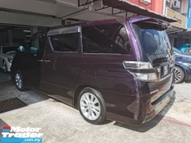 2009 TOYOTA VELLFIRE 2009 丰田Vellfire 2.4 (一个) ZP 7 西特 2 电动门 DVD 显示器 