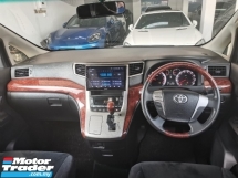 2009 TOYOTA VELLFIRE 2009 丰田Vellfire 2.4 (一个) ZP 7 西特 2 电动门 DVD 显示器 