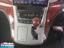 2009 TOYOTA VELLFIRE 2009 丰田Vellfire 2.4 (一个) ZP 7 西特 2 电动门 DVD 显示器 
