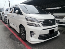 2011 TOYOTA VELLFIRE 2.4 Z PLATINUM GOLD with Electric Memory Seat YEAR MADE 2011 Bodykit (( FREE 2 YRS WARRANTY ))