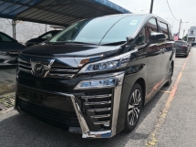 2018 TOYOTA VELLFIRE 2.5 ZG 飞行员座椅 YEAR MADE 2018 Unreg 新改款 3LED DIM BSM 360 相机 ((( 5 年保修 )))