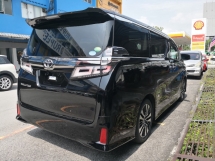2018 TOYOTA VELLFIRE 2.5 ZG 飞行员座椅 YEAR MADE 2018 Unreg 新改款 3LED DIM BSM 360 相机 ((( 5 年保修 )))