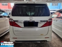 2013 TOYOTA ALPHARD 2.4cc S MODEL MPV (PERCUMA 2 TAHUN SALAH) REGISTER 2017