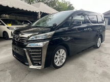 2019 TOYOTA VELLFIRE 2.5 Z FACELIFT /Z SPEC /8-SEATER /2 POWER DOOR 