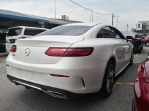 2020 MERCEDES-BENZ E-CLASS E300 COUPE Edisi Import TAHUN DIBUAT 2020 UNREG Mileage 22000km sahaja ((( 2 tahun waranti )))