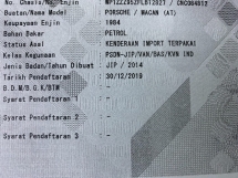 2014 PORSCHE MACAN 2.0(A) berdaftar 2019 Jaminan Percuma Kamera P/Boot