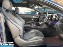 2018 梅赛德斯-奔驰 E-CLASS E300 Coupe AMG Premium Reg 2022 平移/屋顶 P/引导