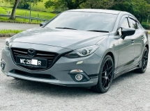 2016 MAZDA 3 2.0 SKYACTIV-G High Sedan TWIN EXHAUST PIPE AKRAPOVIC,LEATHER SEAT DRIVER POWER SEAT,HUD.