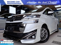 2018 TOYOTA VELLFIRE 2.5 V VL ZG JBL SUNROOF 4CAM 3370A