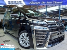 2018 TOYOTA VELLFIRE 2.5 Z 7SEAT 2PDOOR DIM 38kKM 0196A