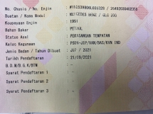 2021 MERCEDES-BENZ GLC 200 2.0 (一个) CKD 改款 AMG 41K KM FS UW2025