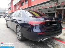 2021 MERCEDES-BENZ E-CLASS E300 AMG Sedan 2.0cc YEAR MADE 2021 New Model 38k km Fully maintain HAP SENG STAR Warranty Aug 2025