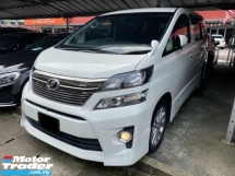 2010 Toyota Vellfire 2.4 Z Berdaftar 2014 8DVD Kamera 2P/Pintu tempat duduk