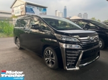 2019 TOYOTA VELLFIRE 2.5 ZG ANDRIOD PLAYER REAR MONITOR 3 LED HEADLAMPS POWER BOOT 18 SPORT WHEEL 