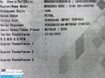 2020 MERCEDES-BENZ C-CLASS C180 AMG REG 2023 Kamera Tanpa Kunci BSM Spec Jepun 