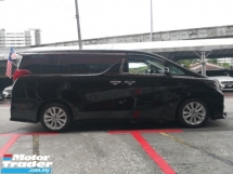 2017 TOYOTA ALPHARD 2.5 Edisi S Tahun Dibuat 2017 KULIT PENUH 8 SEATERS Sunroof ((( 2 tahun waranti ))) 2018