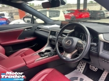 2018 LEXUS RX300 2.0 F SPORT /RED INTERIOR /HUD /BSM /FULL LEATHER 