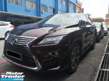 2017 Spesifikasi LEXUS RX200T LUXURY Dimuatkan Penuh Tahun Dibuat 2017 CBU Perkhidmatan Penuh Lexus Malaysia Mil 45k km (2 thn Waranti)