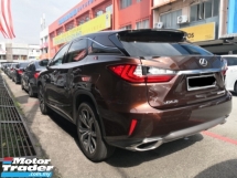 2017 Spesifikasi LEXUS RX200T LUXURY Dimuatkan Penuh Tahun Dibuat 2017 CBU Perkhidmatan Penuh Lexus Malaysia Mil 45k km (2 thn Waranti)