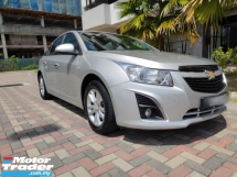 2013 CHEVROLET CRUZE 1.8 AUTO/PUSH START/KEYLESS/MULTIFUNCTION STEERING/CONDITION TIPTOP/LOAN CREDIT DEPOSIT RENDAH 