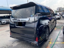 2015 TOYOTA VELLFIRE 2.5 FOR Reg 19 7座2P/门P/后备箱免费保修