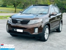 2015 KIA SORENTO 2.4 SUV FULL SPEC 2015 YEAR. NO EXTRA FEES. PANAROMIC ROOF LEATHER SEAT ELECTRONIC SEAT KEYLESS.
